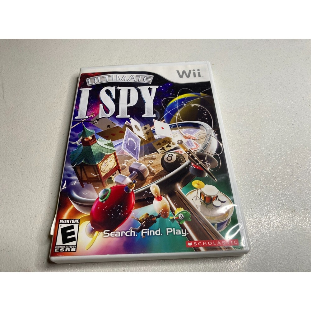 Ultimate I Spy Nintendo Wii 2008 Complete Tested Search Point and Click Game